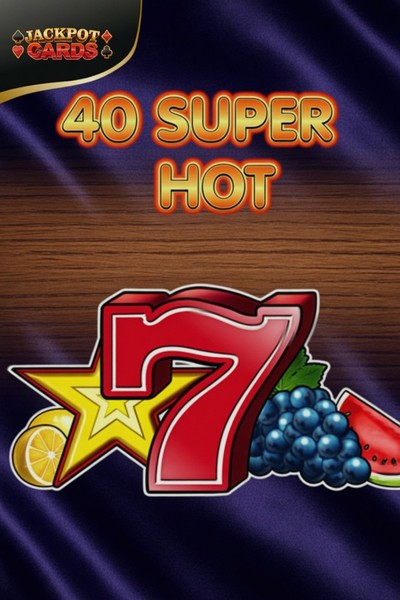 Omslag van 40 Super Hot in de speelhal